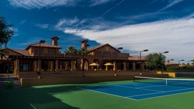Tennis courts at Andalusia
